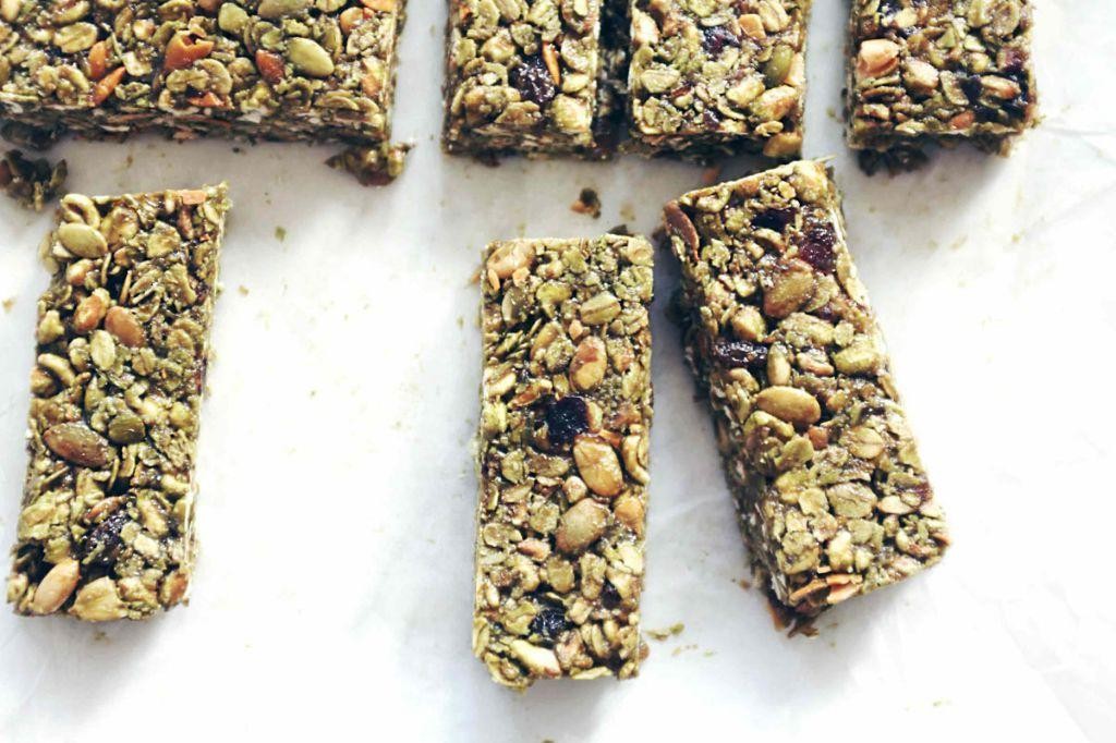 Matcha Green Tea Cereal Bars