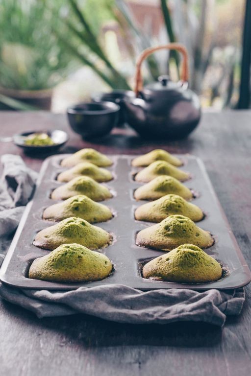 Matcha Green Tea Madeleines