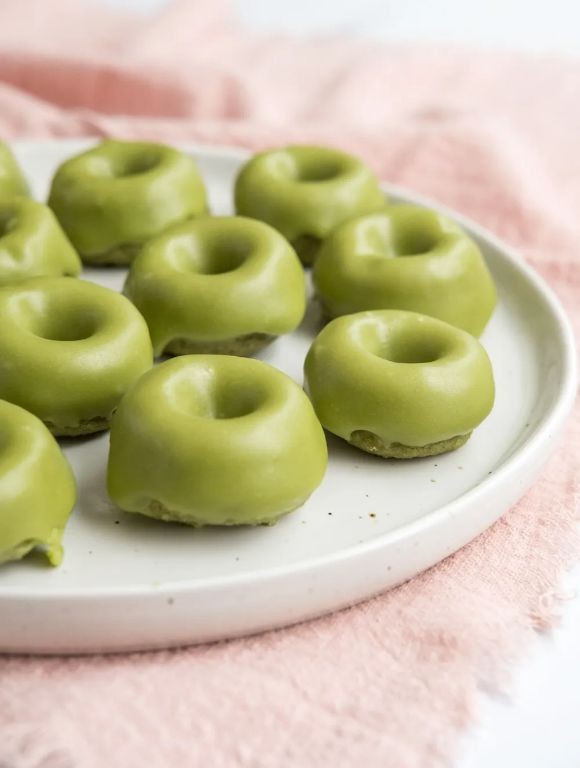 Matcha Green Tea Mini Donuts