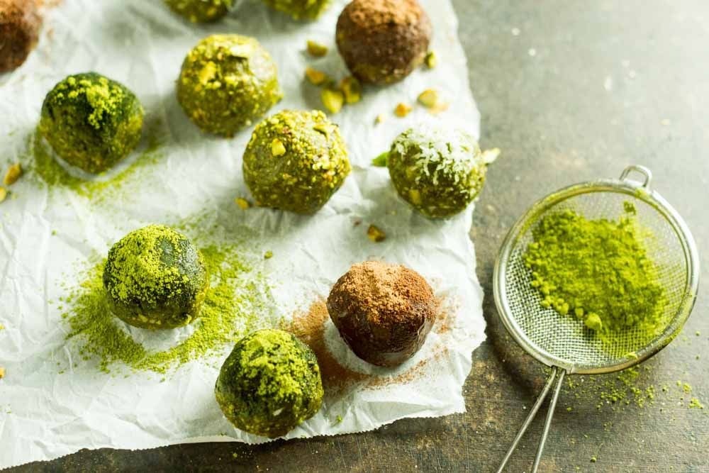 Matcha Green Tea No Bake Snack Mix