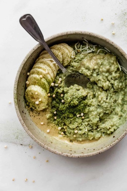 Matcha Green Tea Protein Oatmeal