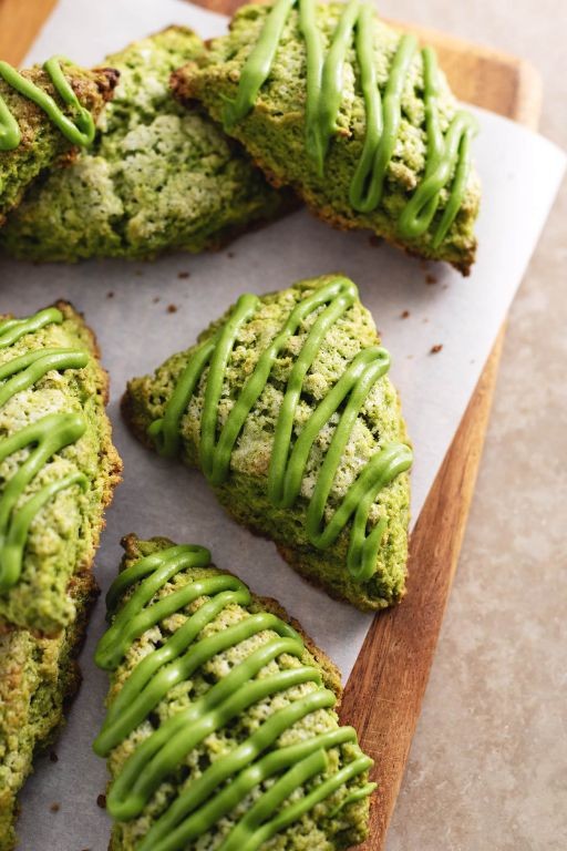 Matcha Green Tea Scones