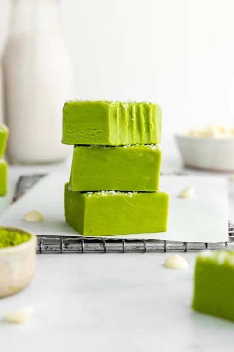 Matcha Green Tea Vegan Fudge