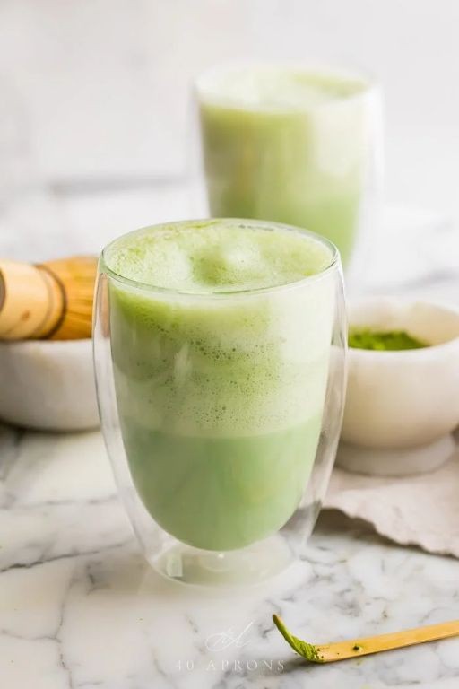Matcha Latte with Hemp Milk