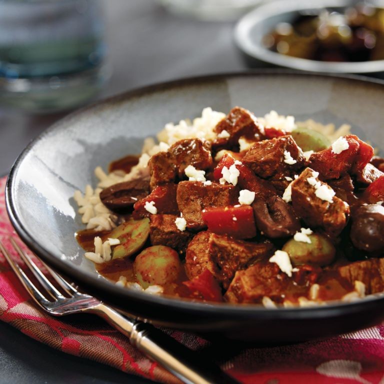 Mediterranean Beef and Olive Stew