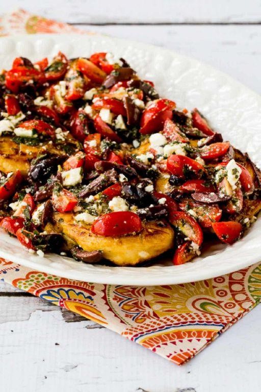 Mediterranean Chicken Breasts with Olives and Feta