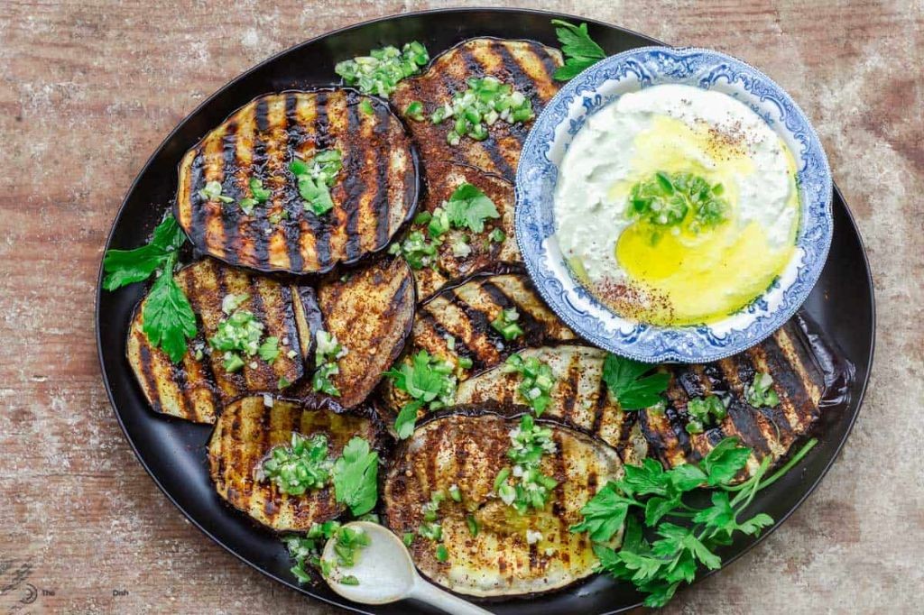 Mediterranean Grilled Eggplant