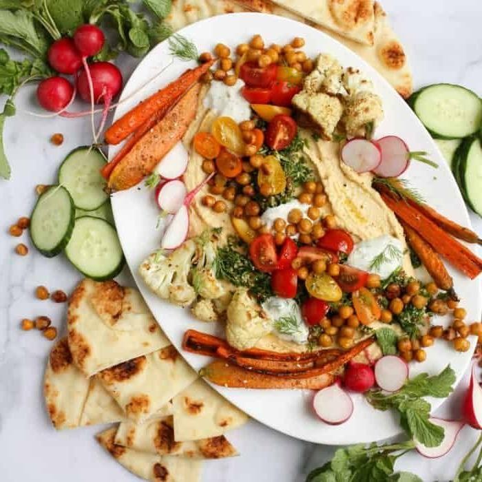 Mediterranean Hummus Platter