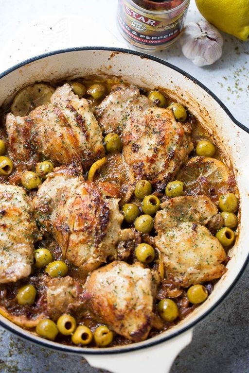 Mediterranean Italian Chicken Marinade with Olives