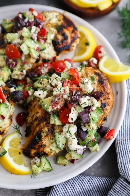 Mediterranean Lemon Oregano Chicken Breast