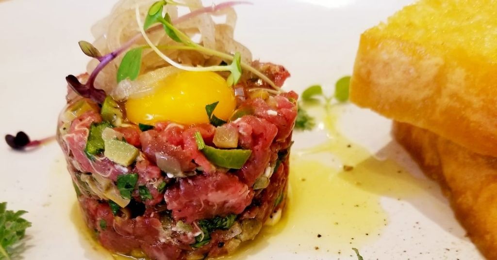 Mediterranean Steak Tartare with Olives and Feta