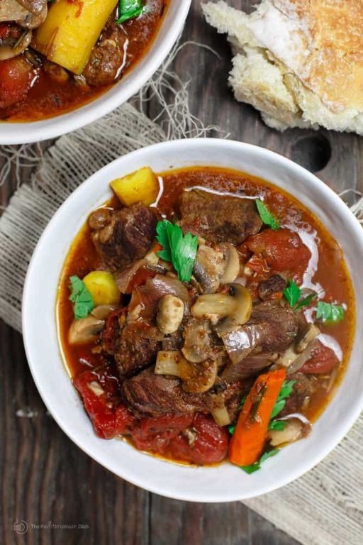 Mediterranean Style Slow Cooker Beef Stew