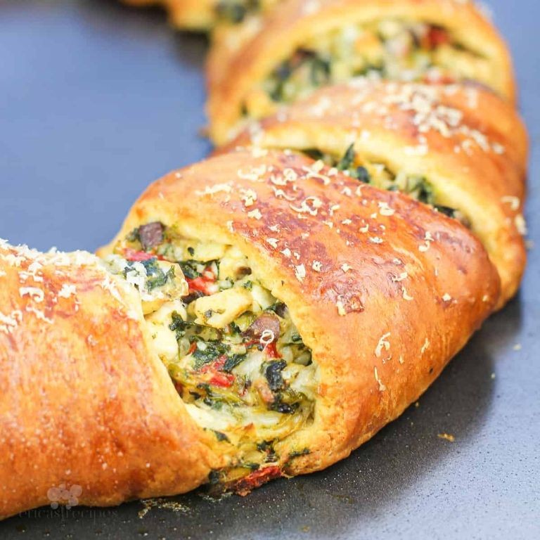 Mediterranean-Inspired Crescent Roll Casserole