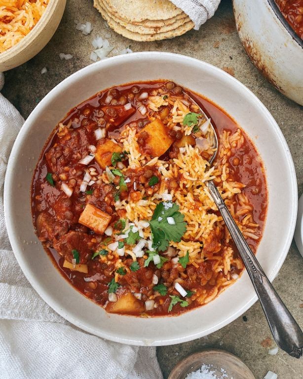 Mexican Beef and Vegetable Stew with Guajillo Peppers