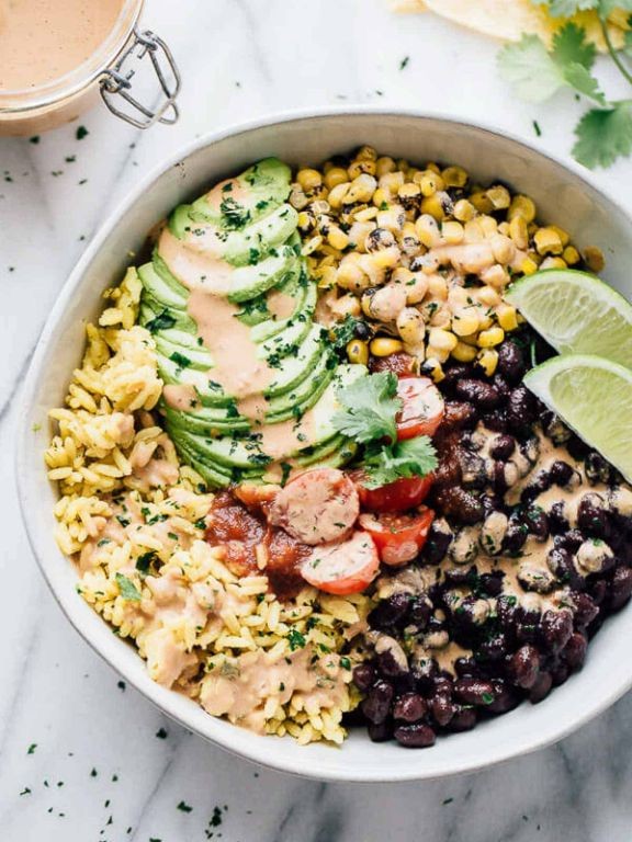 Mexican Black Bean and Rice Power Bowl