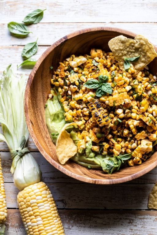 Mexican Grilled Corn and Avocado Salad