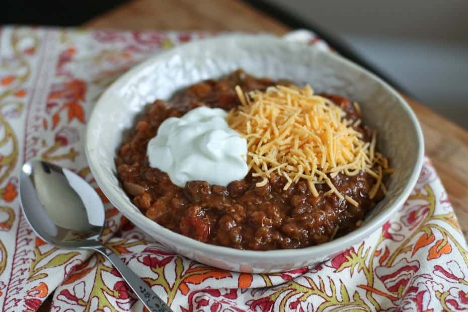 Mexican Lentil and Quinoa Crockpot Chili