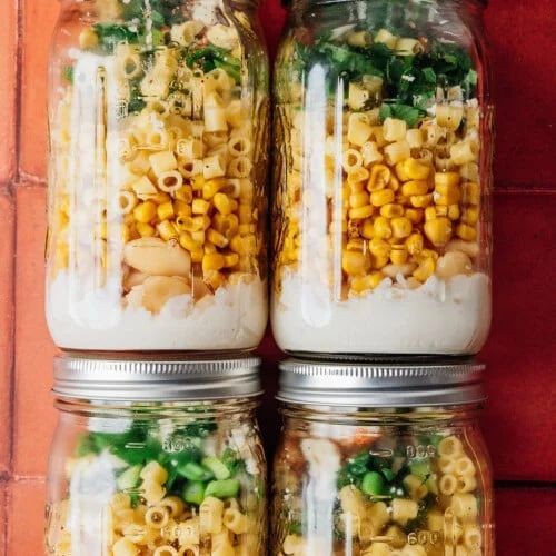Mexican Street Corn Mason Jar Salad
