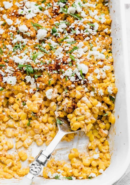 Mexican-Style Street Corn Casserole