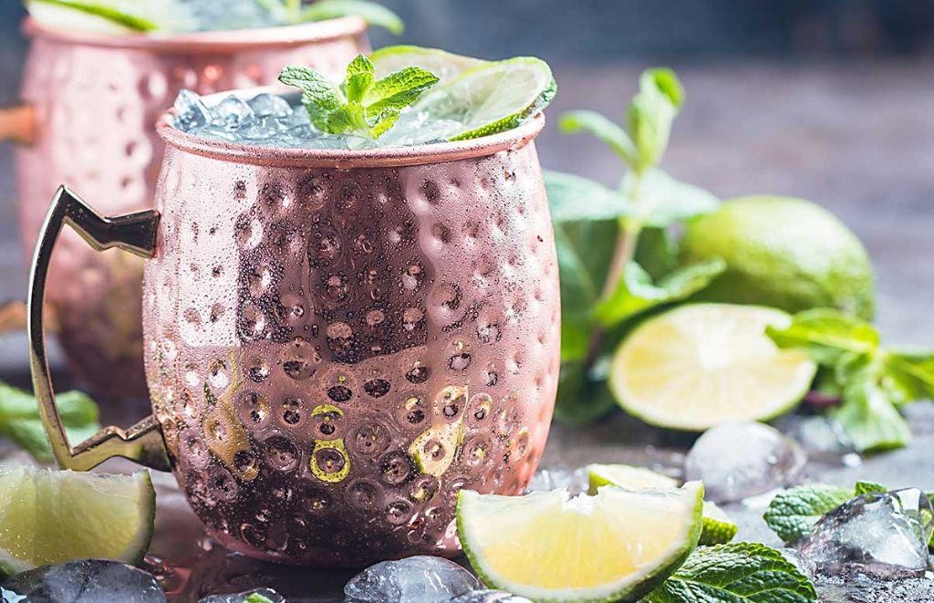 Mezcal Mexican Mule with Smoky Twist