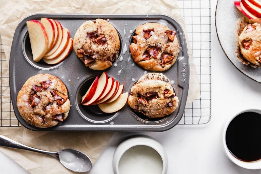 Mini Apple Fritter Muffins