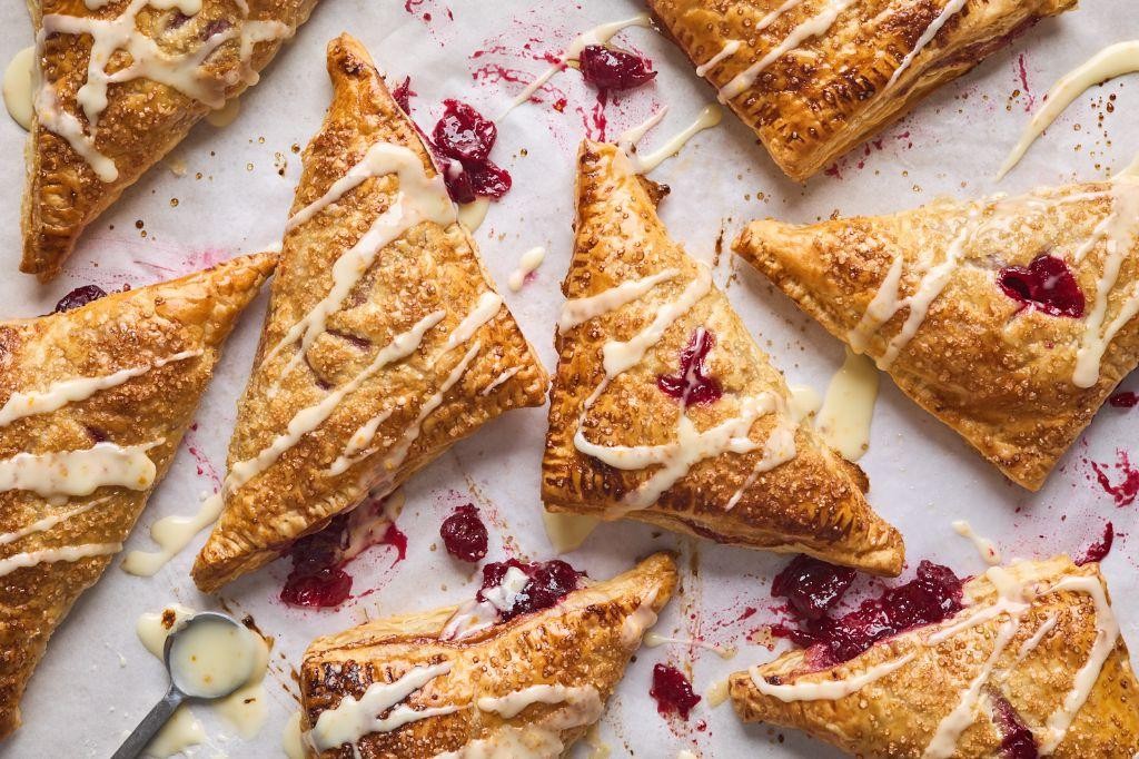 Mini Cranberry Hand Pies with Cream Cheese Frosting