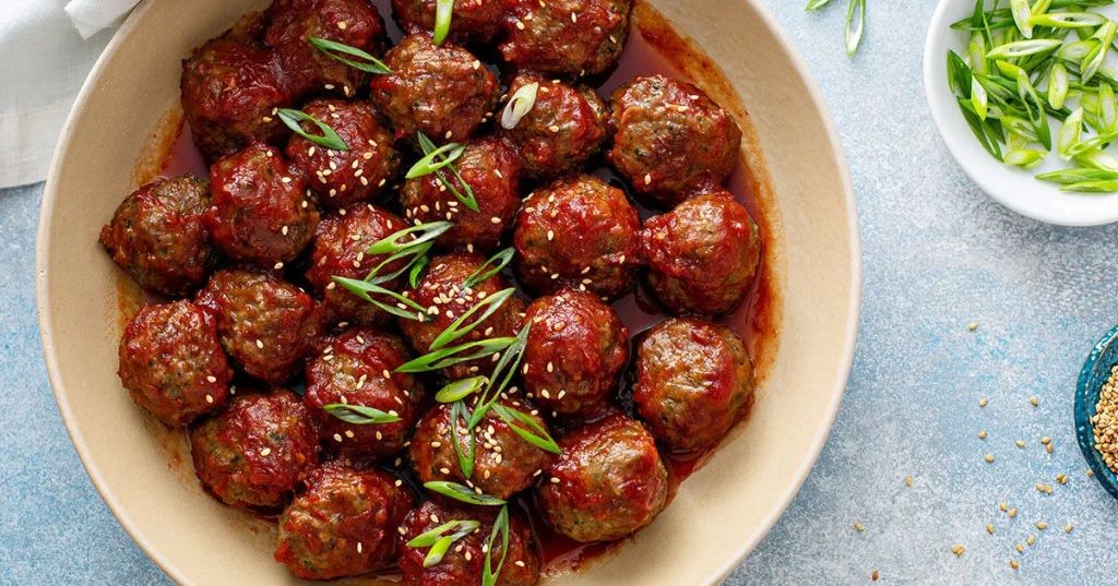 Mini Instant Pot Honey Sriracha Meatballs