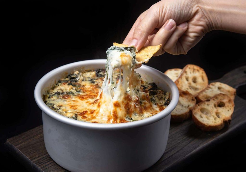 Mini Instant Pot Spinach Artichoke Dip