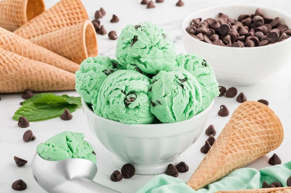 Mint Chocolate Chip Ice Cream