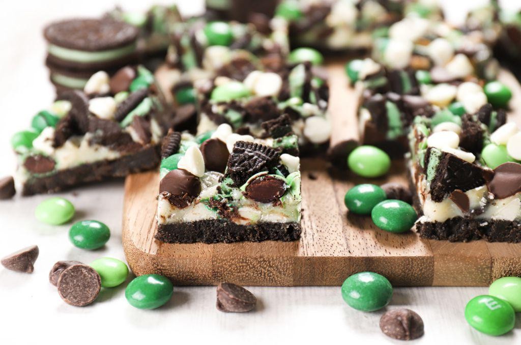 Mint Chocolate Magic Bars