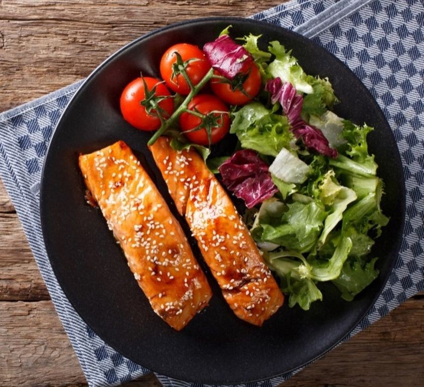 Miso-Glazed Salmon Oyakodon