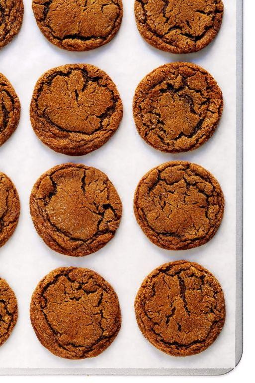 Molasses Gingerbread Cookies