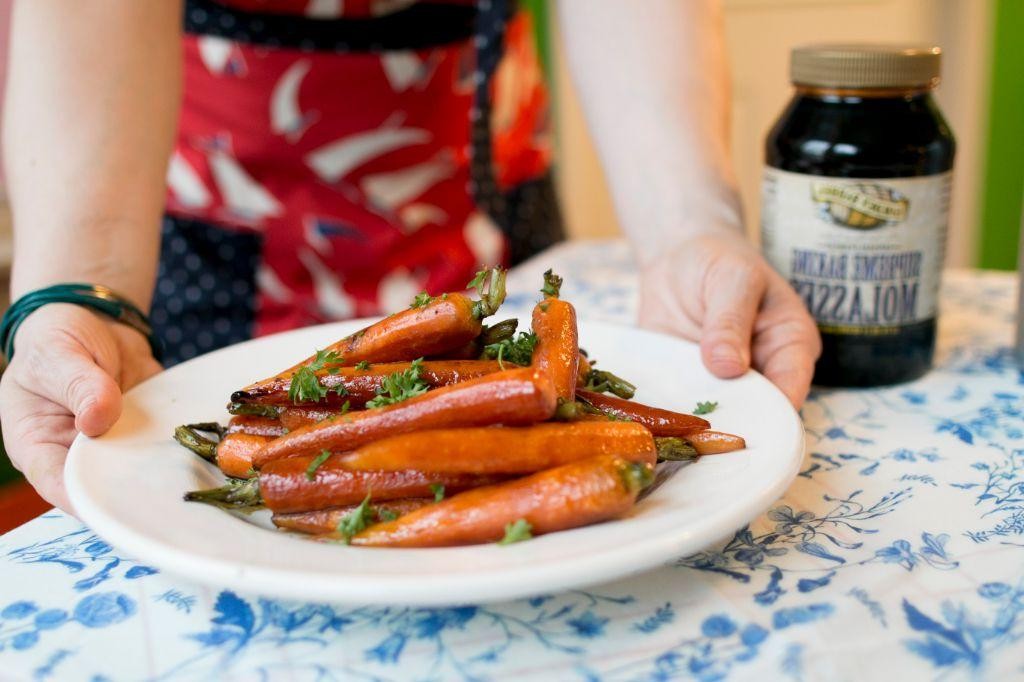 Molasses Glazed Carrots