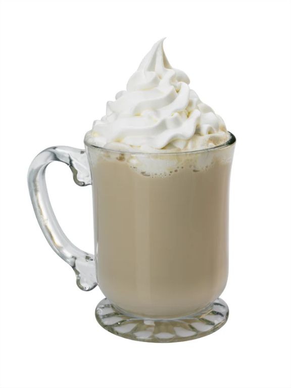 Monin Vanilla Latte with Whipped Cream