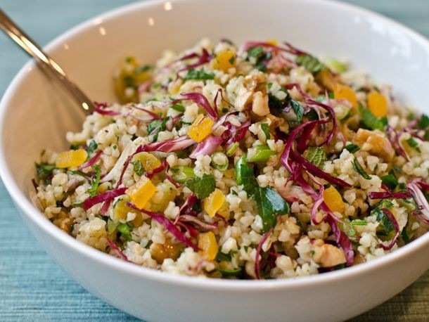 Moroccan-Inspired Bulgur Salad with Dried Apricots