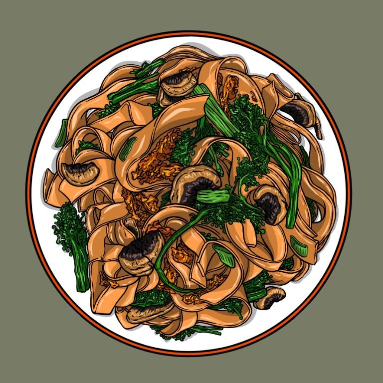 Mushroom Medley Pad See Ew