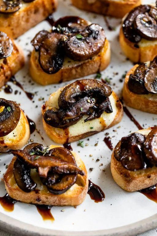 Mushroom and Thyme Bruschetta