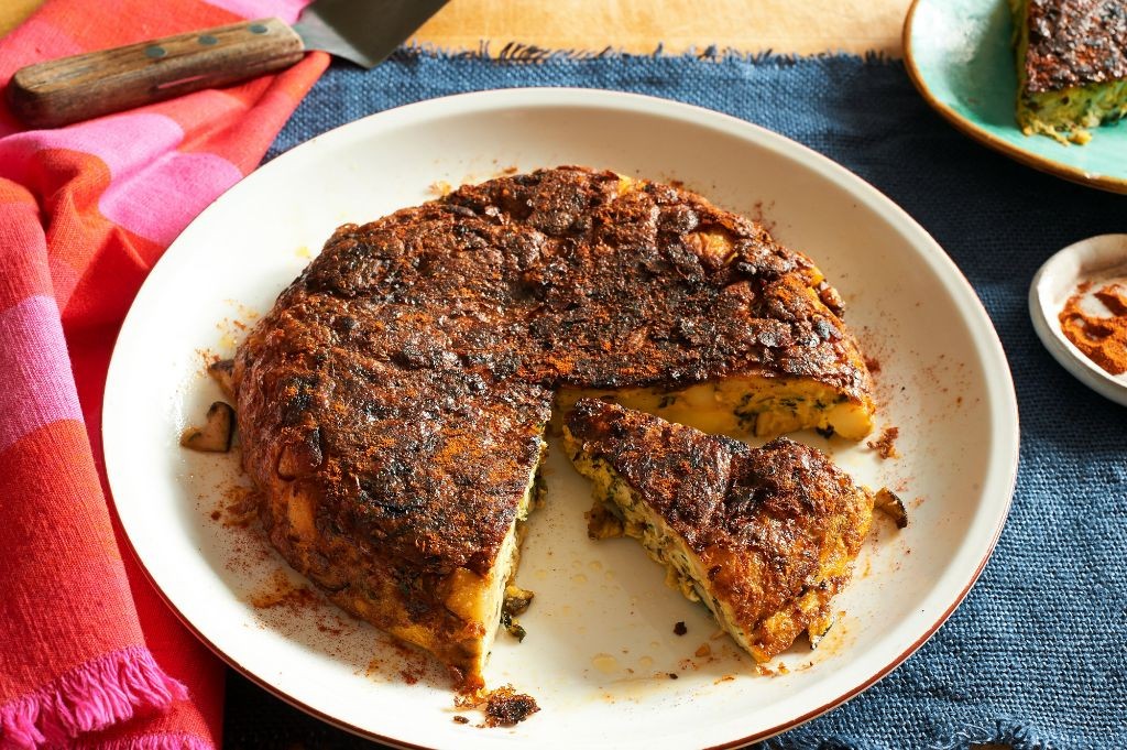 Mushroom and Thyme Spanish Tortilla