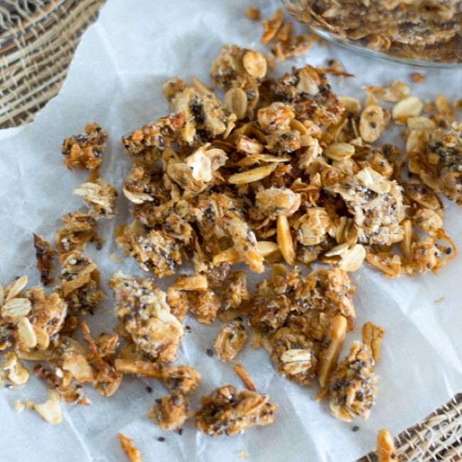 Oat Fiber Granola Clusters