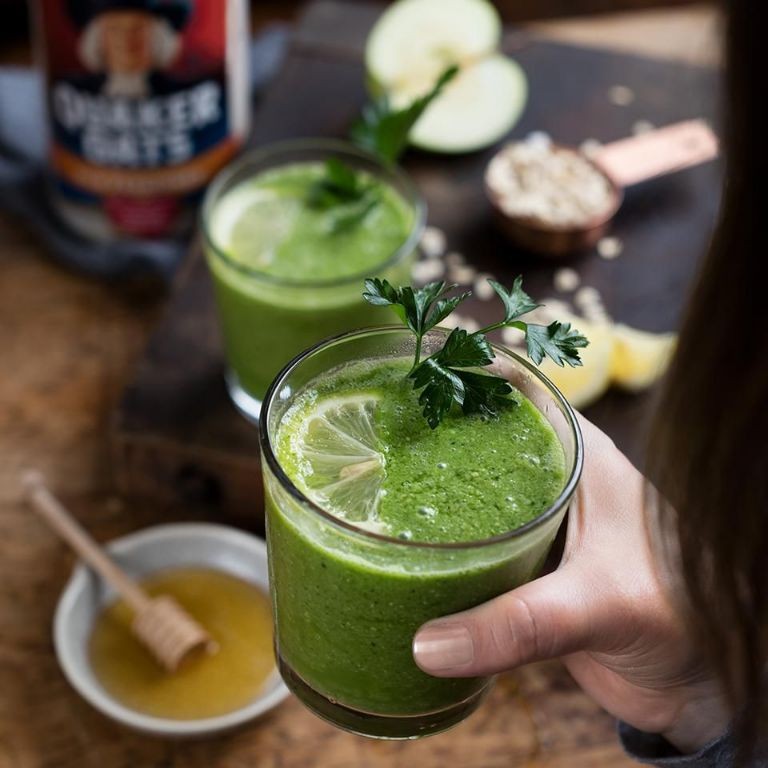 Oat Fiber Spinach Smoothie