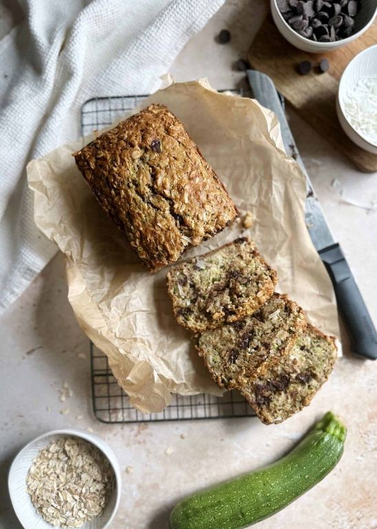 Oat Fiber Zucchini Bread