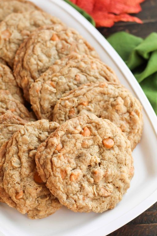 Oatmeal Butterscotch Cookies with Almond Flour
