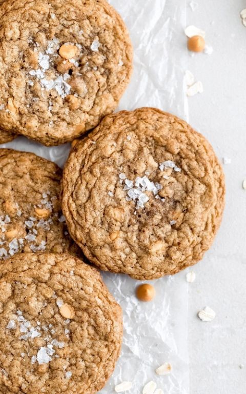 Oatmeal Butterscotch Cookies with Brown Butter