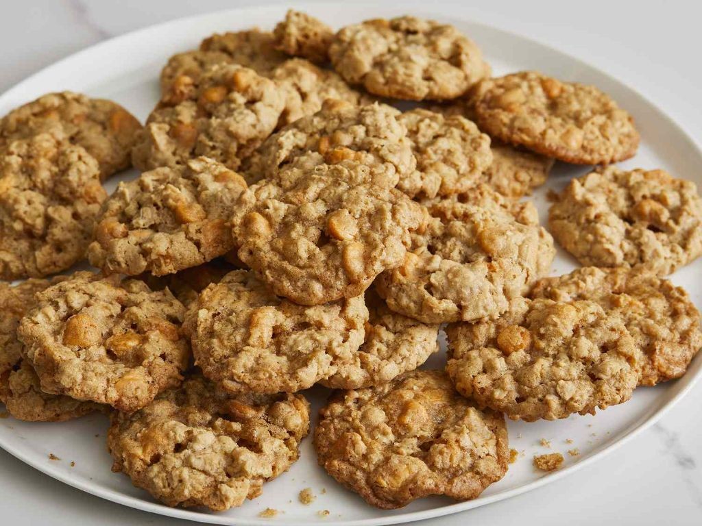 Oatmeal Butterscotch Cookies with Walnuts