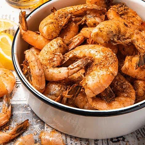 Old Bay Steamed Shell On Shrimp