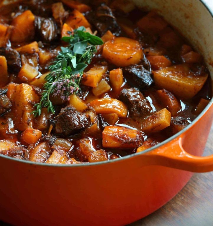 Old-Fashioned Beef Stew with Root Vegetables