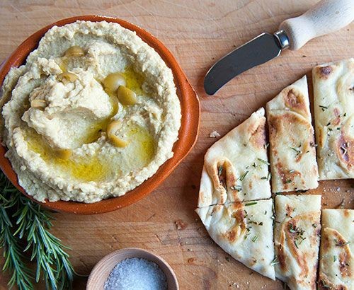 Olive and Rosemary Hummus