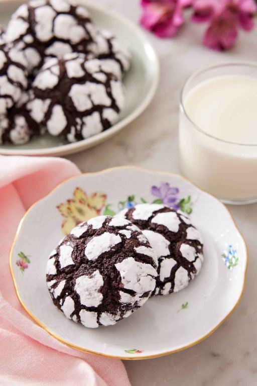One-Bowl Chocolate Crinkle Cookies