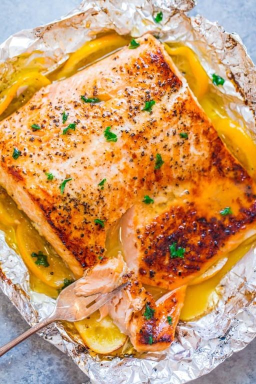 One-Pan Lemon Butter Salmon