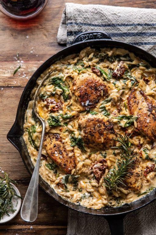 One-Pot Chicken and Orzo